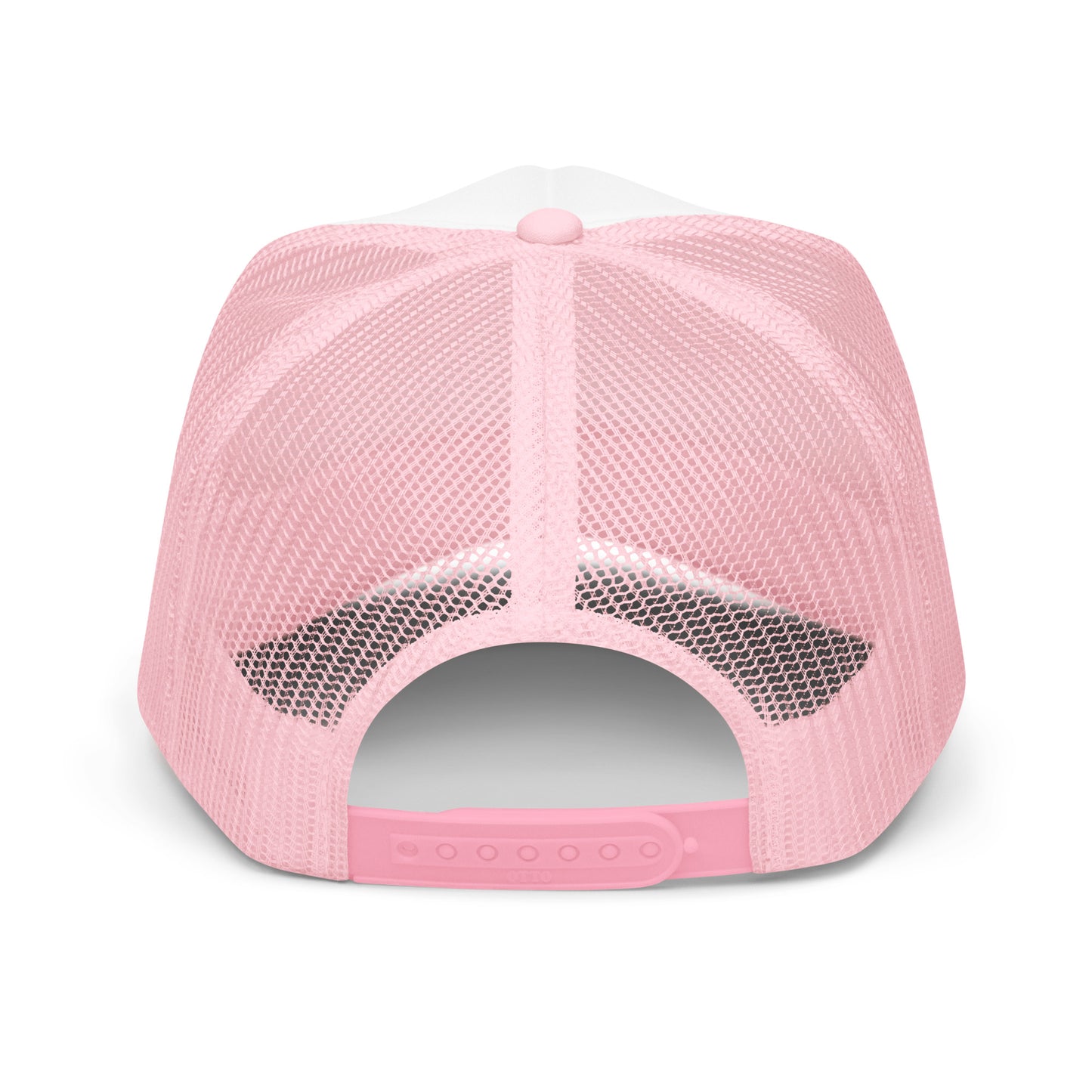 Pink trucker hat