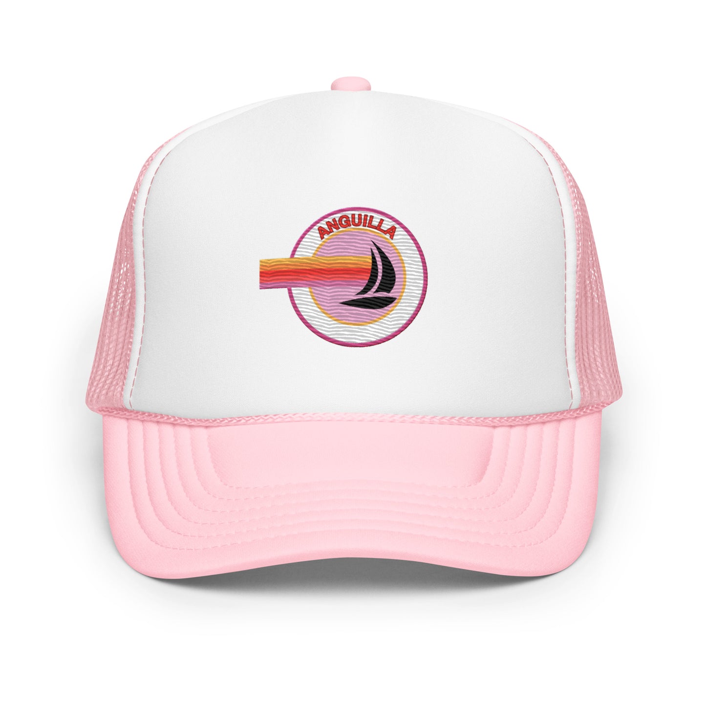 Pink trucker hat