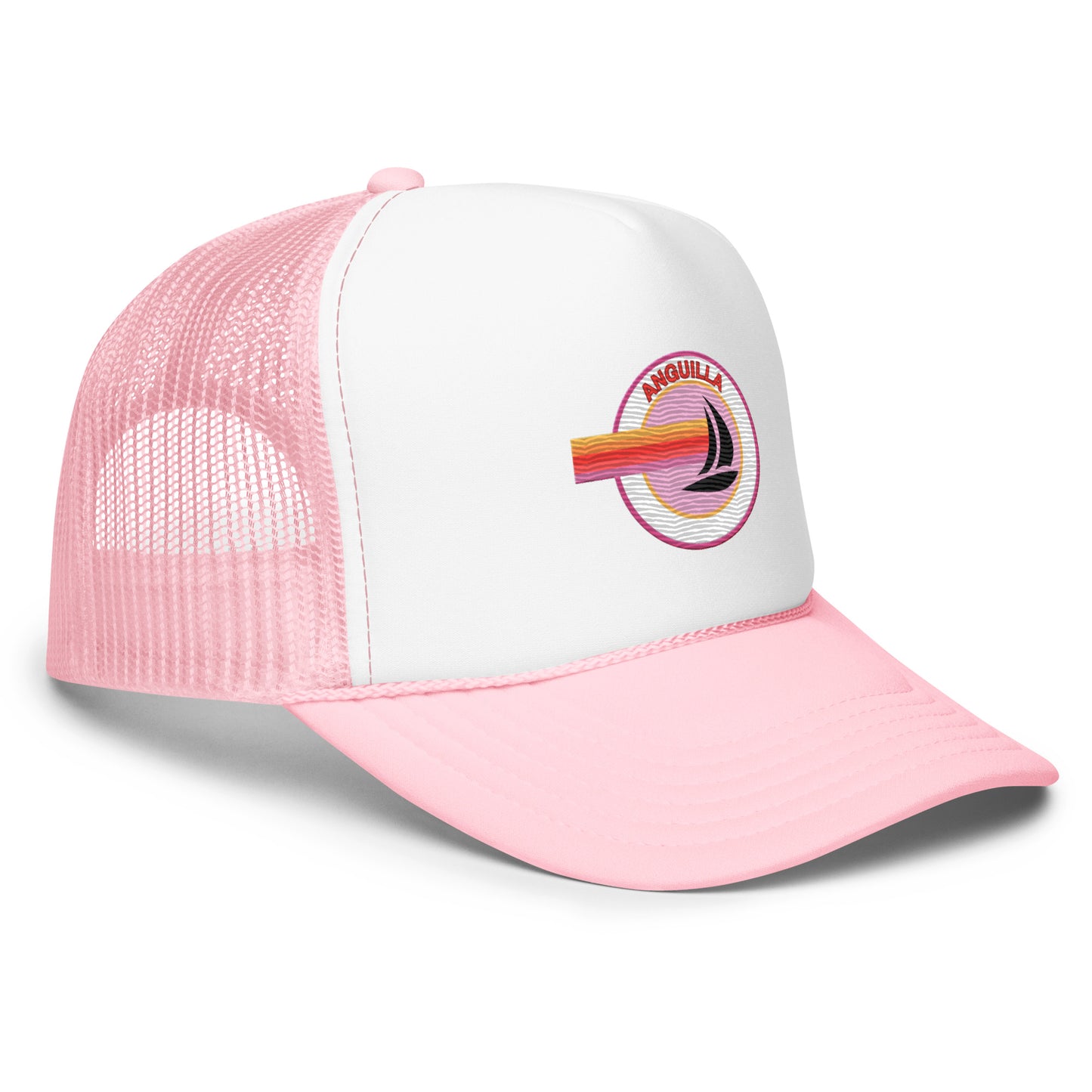 Pink trucker hat